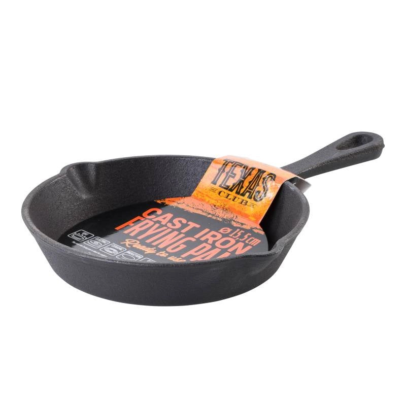 Texas Club Cast iron frying pan, 15.5cm