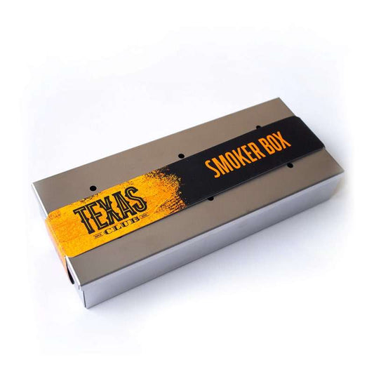 Texas Club Stainless Steel Smoking Box