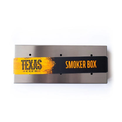 Texas Club Stainless Steel Smoking Box